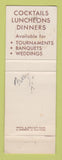 Matchbook Cover - Midwest Country Club Oak Brook IL WEAR