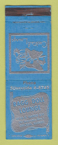 Matchbook Cover - Ragg Doll Lounge Chicago IL WEAR