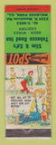Matchbook Cover - Slim's & Ed's Tobacco Road Inn Melrose Park IL hillbilly WEAR