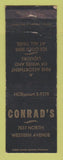 Matchbook Cover - Conrad's Bar? Chicago? WEAR
