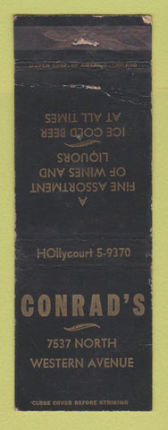 Matchbook Cover - Conrad's Bar? Chicago? WEAR