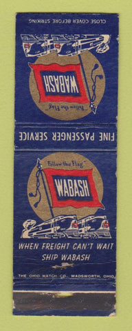 Matchbook Cover - Wabash Railroad WEAR