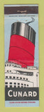 Matchbook Cover - Cunard Cruise Lines