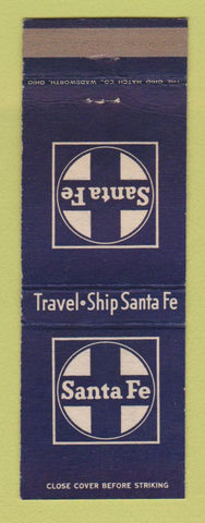 Matchbook Cover - Santa Fe Railroad