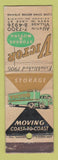 Matchbook Cover - Victor Storage Moving Trucking Chicago IL WORN