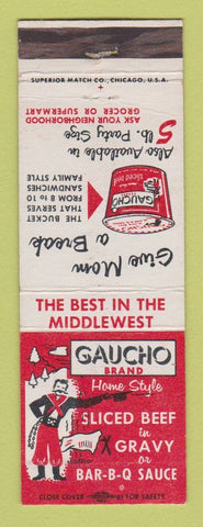 Matchbook Cover - Gaucho Brand Sliced Beef WEAR