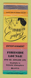 Matchbook Cover - Fireside Lounge Chicago IL WEAR