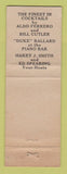 Matchbook Cover - Silver Dollar Lounge River Grove IL