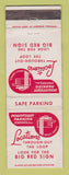 Matchbook Cover - Downtown Parking Stations Chicago IL WEAR