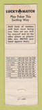 Matchbook Cover - Ringside Ranch Chicago IL WEAR