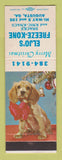 Matchbook Cover - Eljo's Freeze Kone Ice Cream Augusta GA SAMPLE WEAR