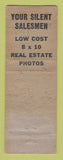 Matchbook Cover - George Kanelos Photo Service Chicago IL pinup WORN