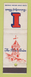 Matchbook Cover - University of Illinois Champaign IL billiards