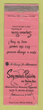 Matchbook Cover - Seymour Paisin Women's Clothes Chicago IL WORN