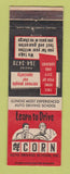 Matchbook Cover - Acorn Driving Schools Chicago?