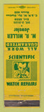 Matchbook Cover - MR Miller Jewelry  WEAR