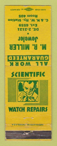 Matchbook Cover - MR Miller Jewelry  WEAR