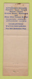 Matchbook Cover - MR Miller Jewelry  WEAR