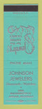 Matchbook Cover - Johnson Jewelry Adrian MI SAMPLE