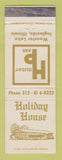 Matchbook Cover - Holiday House Park Ingleside IL