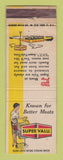 Matchbook Cover - Super Valu Grocery Stores girlie WEAR