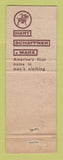 Matchbook Cover - Hart Schaffner Marx Men's Clothes Svoboda Arlington Heights IL