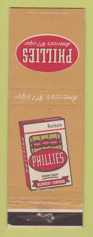 Matchbook Cover - Phillies Cigars WEAR