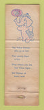 Matchbook Cover - Kroger Grocery Stores Pink Elephant  WORN