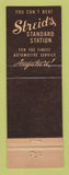 Matchbook Cover - Streid's Motel Restaurant Bloomington IL Route 66