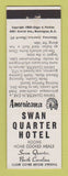 Matchbook Cover - Swan Quarter Hotel NC Perkins Americana WHITE