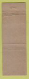 Matchbook Cover - Peoples' Fountain Heathsville VA WEAR Perkins Americana WHITE