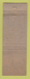 Matchbook Cover John Bull Gulf oil gas King and Queen VA Perkins Americana WHITE