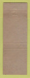 Matchbook Cover - Monument Lodge Yorktown VA Perkins Americana WHITE