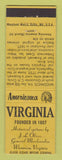 Matchbook Cover - Oliver General Store Wicomico VA Perkins Americana YELLOW