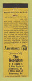 Matchbook Cover - Georgian Dinwiddie VA Perkins Americana YELLOW