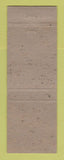 Matchbook Cover - Sussex Lunch VA Perkins Americana YELLOW