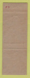 Matchbook Cover - Bank of Goochland VA Perkins Americana YELLOW