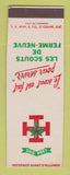 Matchbook Cover - Scout Tractor? Canada QC SAMPLE