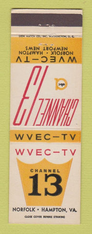 Matchbook Cover - WVEC TV Channel 13 Norfolk Hampton VA Bug Bunny #1