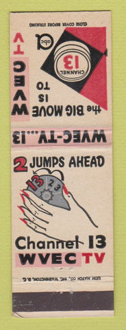 Matchbook Cover - WVEC TV Channel 13 Norfolk Hampton VA Rifleman #2