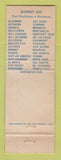 Matchbook Cover - Rotary International Los Angeles CA 1962