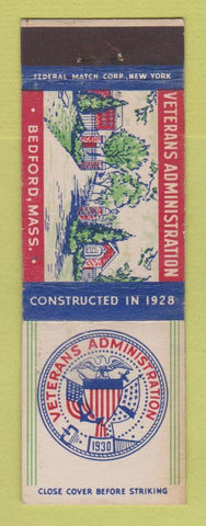 Matchbook Cover - Veterans Administration Bedford MA Federal