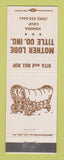 Matchbook Cover - Mother Lodge Title Sonora CA