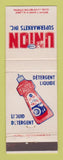 Matchbook Cover - Union Supermarkets Grocery Canada Detergent WEAR