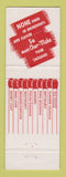 Matchbook Cover - Cher Make Sausage Manitowoc WI
