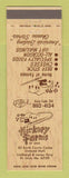 Matchbook Cover - Hickory Farms of Ohio St Louis MO beef cheese gifts