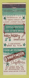 Matchbook Cover - Driftwood Cafeteria St Petersburg FL
