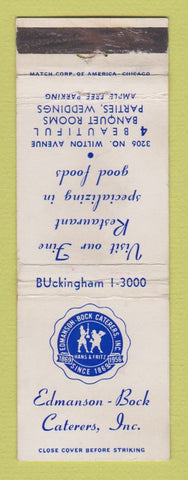 Matchbook Cover - Edmanson Bock Catering Chicago? WEAR