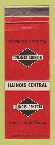 Matchbook Cover - Illinois Central Railroad