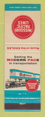 Matchbook Cover - Missouri Pacific Lines Railroad
